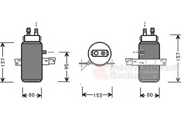 Imagine uscator,aer conditionat VAN WEZEL 4700D043