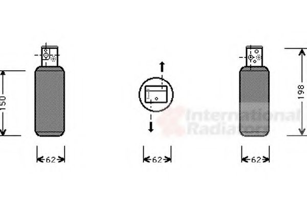 Imagine uscator,aer conditionat VAN WEZEL 4700D044