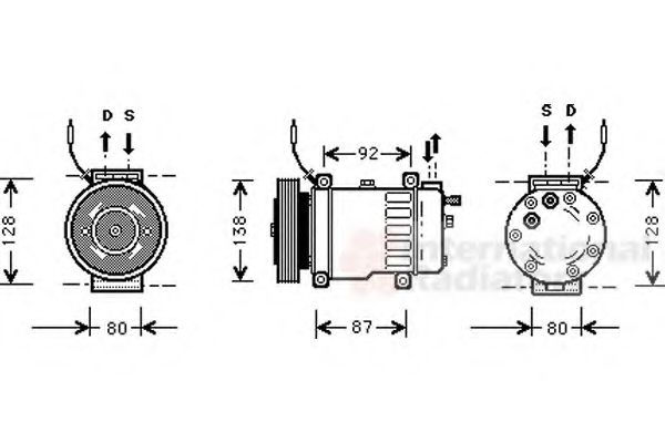 Imagine Compresor, climatizare VAN WEZEL 4700K052