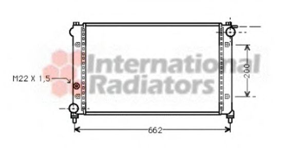 Imagine Radiator, racire motor VAN WEZEL 49002005