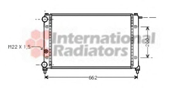 Imagine Radiator, racire motor VAN WEZEL 49002008