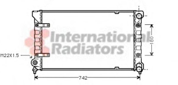 Imagine Radiator, racire motor VAN WEZEL 49002009