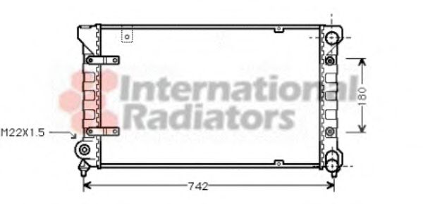 Imagine Radiator, racire motor VAN WEZEL 49002019