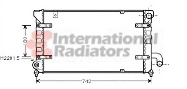 Imagine Radiator, racire motor VAN WEZEL 49002028