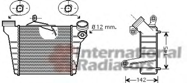 Imagine Intercooler, compresor VAN WEZEL 49004036