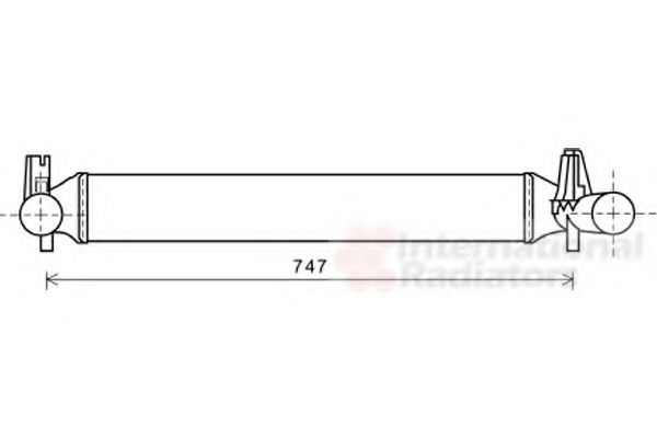 Imagine Intercooler, compresor VAN WEZEL 49004042