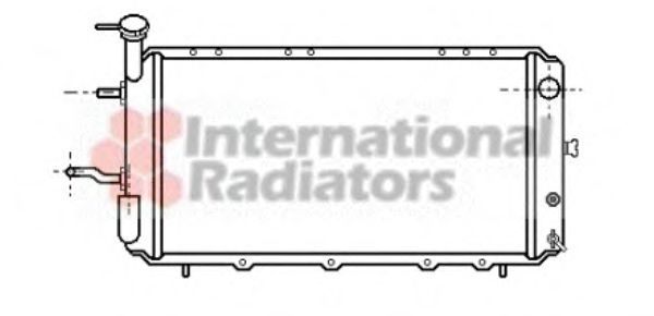 Imagine Radiator, racire motor VAN WEZEL 51002006