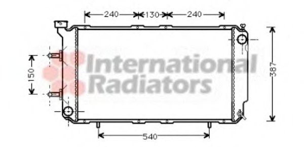 Imagine Radiator, racire motor VAN WEZEL 51002018