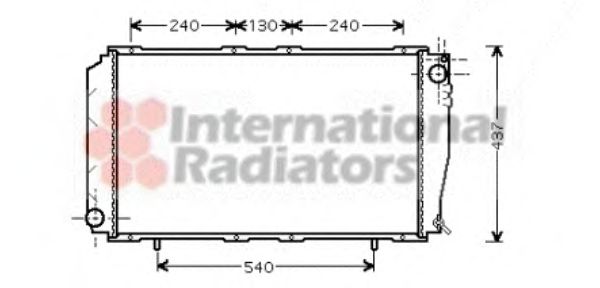 Imagine Radiator, racire motor VAN WEZEL 51002043