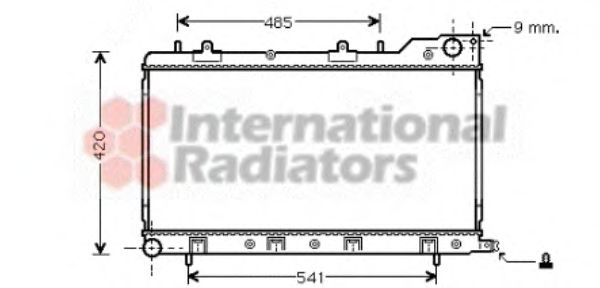 Imagine Radiator, racire motor VAN WEZEL 51002047