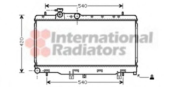 Imagine Radiator, racire motor VAN WEZEL 51002052