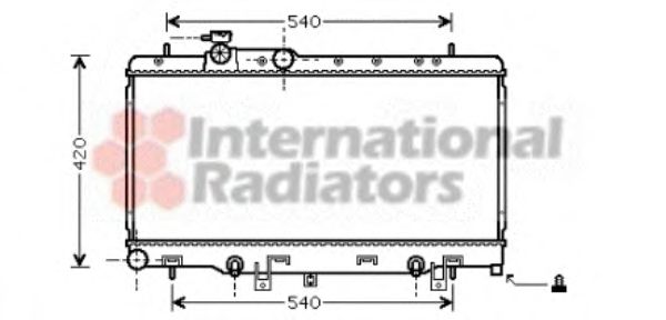 Imagine Radiator, racire motor VAN WEZEL 51002053