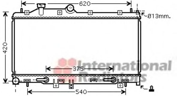 Imagine Radiator, racire motor VAN WEZEL 51002076