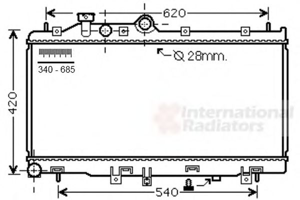 Imagine Radiator, racire motor VAN WEZEL 51002079