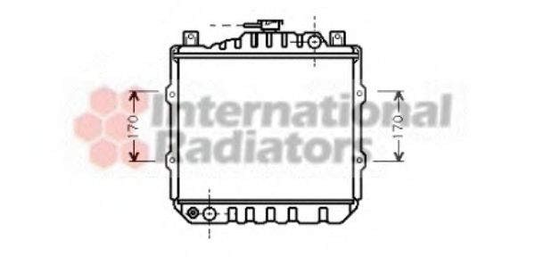 Imagine Radiator, racire motor VAN WEZEL 52002010