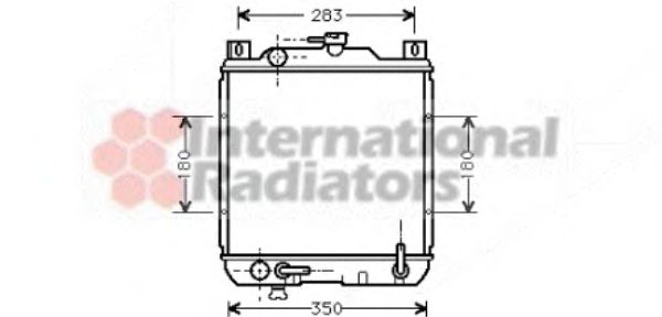 Imagine Radiator, racire motor VAN WEZEL 52002014