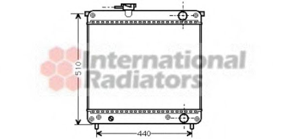 Imagine Radiator, racire motor VAN WEZEL 52002024