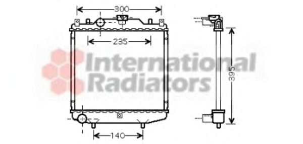 Imagine Radiator, racire motor VAN WEZEL 52002028