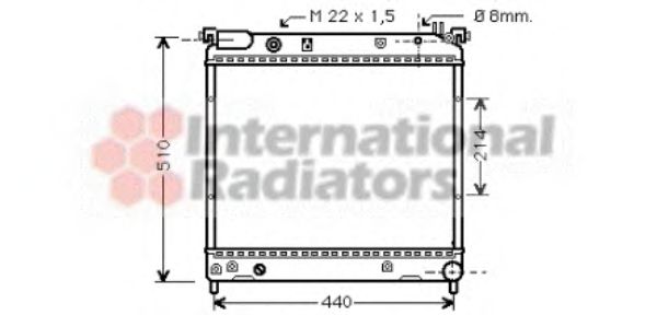 Imagine Radiator, racire motor VAN WEZEL 52002036