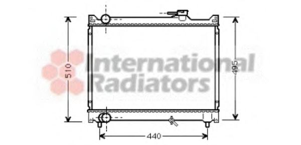 Imagine Radiator, racire motor VAN WEZEL 52002046