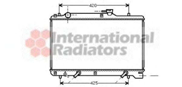 Imagine Radiator, racire motor VAN WEZEL 52002048