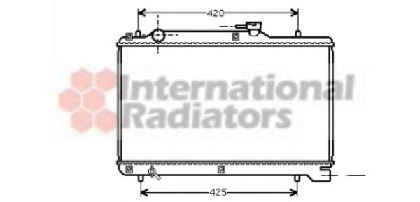 Imagine Radiator, racire motor VAN WEZEL 52002050