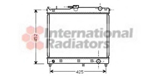 Imagine Radiator, racire motor VAN WEZEL 52002055