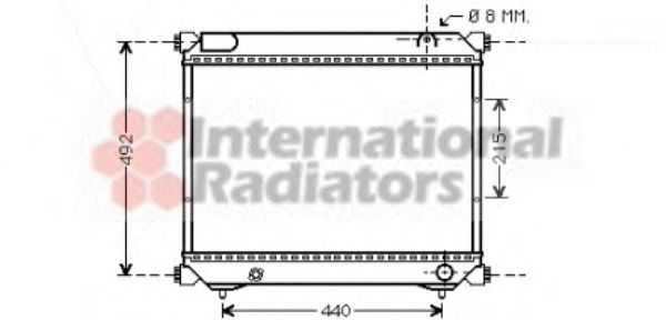 Imagine Radiator, racire motor VAN WEZEL 52002065