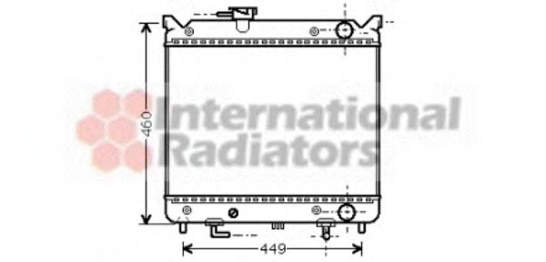 Imagine Radiator, racire motor VAN WEZEL 52002071