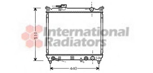 Imagine Radiator, racire motor VAN WEZEL 52002072