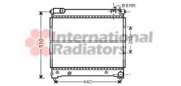 Imagine Radiator, racire motor VAN WEZEL 52002074