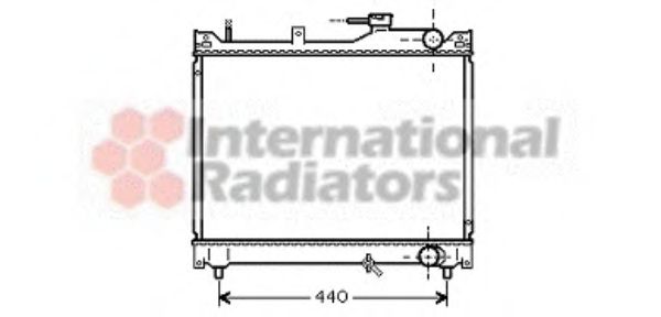 Imagine Radiator, racire motor VAN WEZEL 52002079