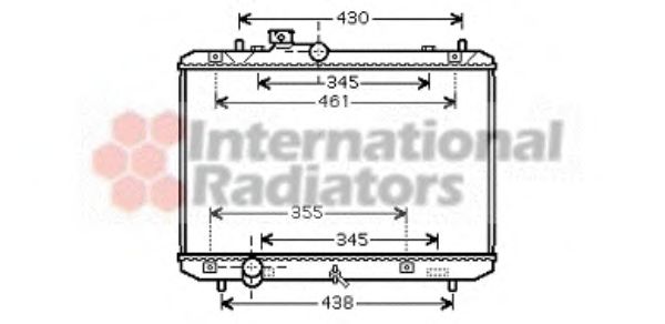 Imagine Radiator, racire motor VAN WEZEL 52002083