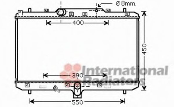 Imagine Radiator, racire motor VAN WEZEL 52002086