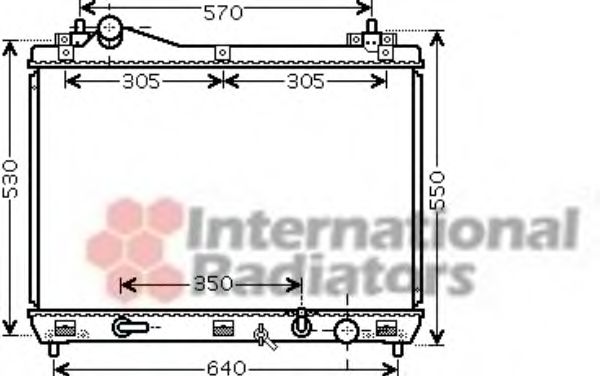 Imagine Radiator, racire motor VAN WEZEL 52002102