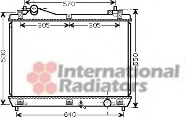 Imagine Radiator, racire motor VAN WEZEL 52002103