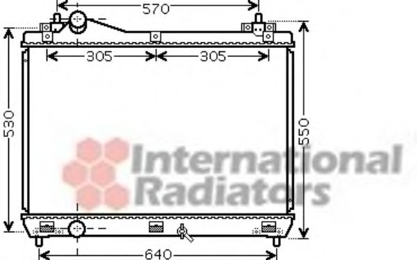 Imagine Radiator, racire motor VAN WEZEL 52002104