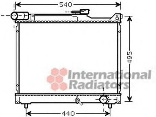 Imagine Radiator, racire motor VAN WEZEL 52002106