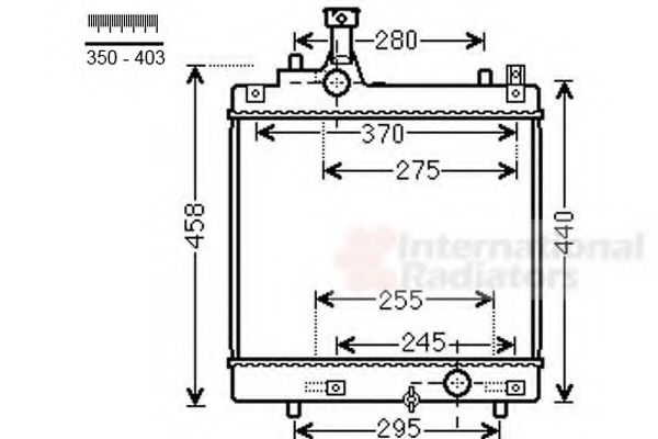 Imagine Radiator, racire motor VAN WEZEL 52002113