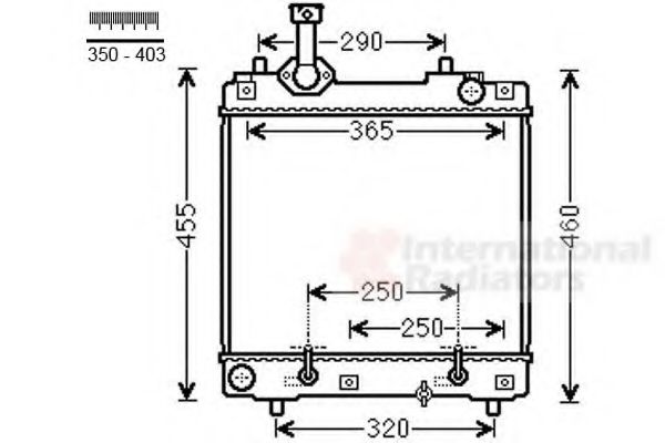 Imagine Radiator, racire motor VAN WEZEL 52002114