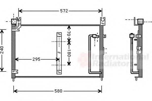 Imagine Condensator, climatizare VAN WEZEL 52005038