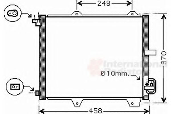 Imagine Condensator, climatizare VAN WEZEL 52005088