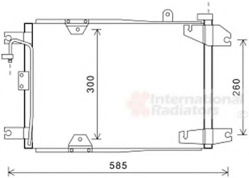 Imagine Condensator, climatizare VAN WEZEL 52005132