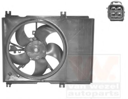 Imagine Ventilator, radiator VAN WEZEL 5223747