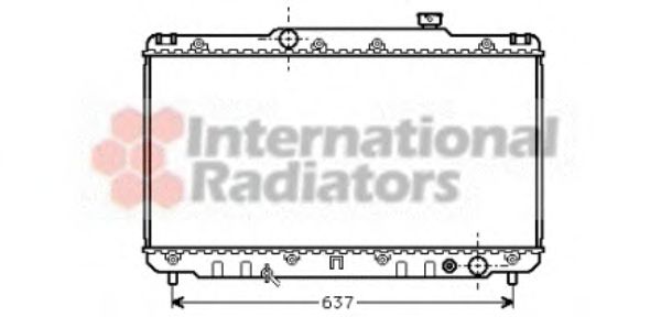 Imagine Radiator, racire motor VAN WEZEL 53002014