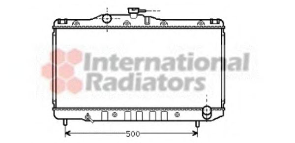 Imagine Radiator, racire motor VAN WEZEL 53002099