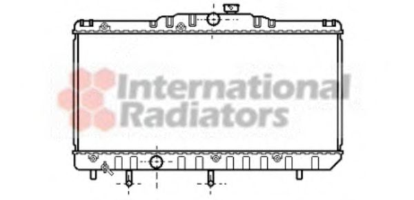 Imagine Radiator, racire motor VAN WEZEL 53002123