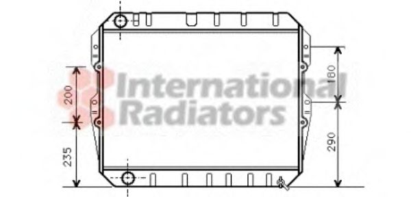 Imagine Radiator, racire motor VAN WEZEL 53002134