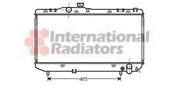 Imagine Radiator, racire motor VAN WEZEL 53002142