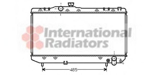 Imagine Radiator, racire motor VAN WEZEL 53002144